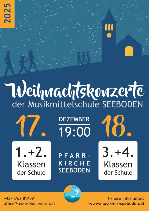 plakat weihnachtskonzert 2025